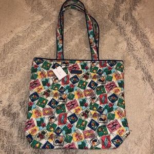 Vera Bradley Tote In Cuban Tiles Pattern